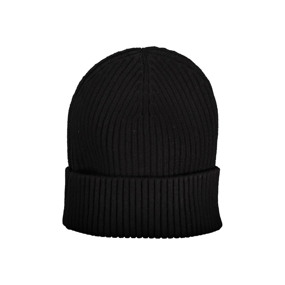 Black Cotton Men's Cap