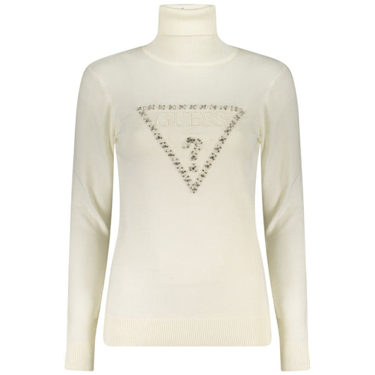 Bianco Viscosa Donna Maglia