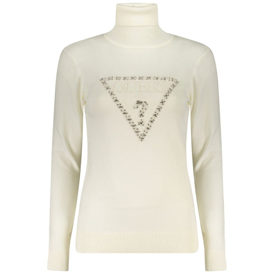 Bianco Viscosa Donna Maglia