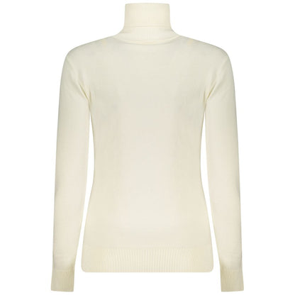 Bianco Viscosa Donna Maglia