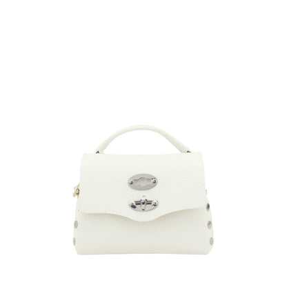 White Calf Leather Bos Taurus Shoulder Bag