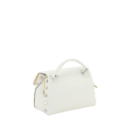 White Calf Leather Bos Taurus Shoulder Bag