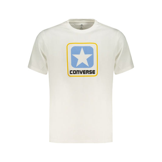 White Cotton Men's T-Shirt