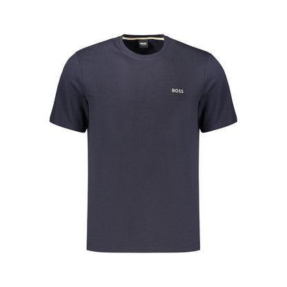 Blue Cotton Men's T-Shirt