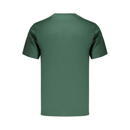 Green Cotton Men's T-Shirt