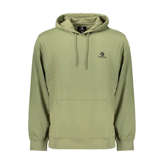 Green Cotton Men's Hoodie