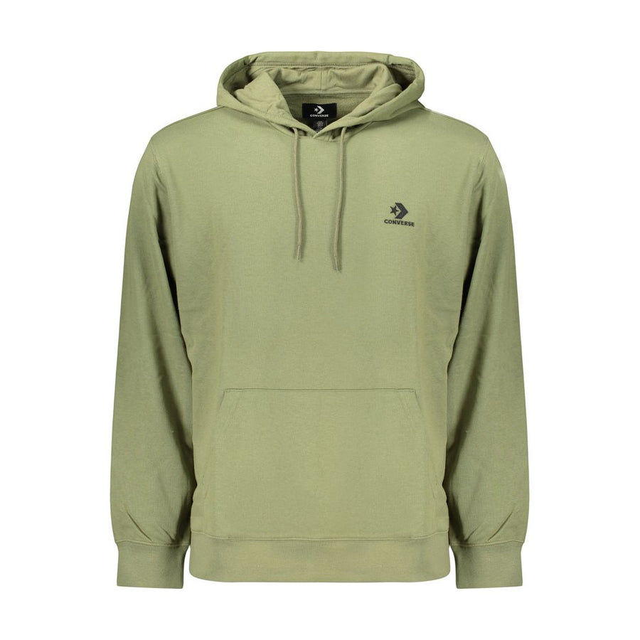 Green Cotton Men's Hoodie