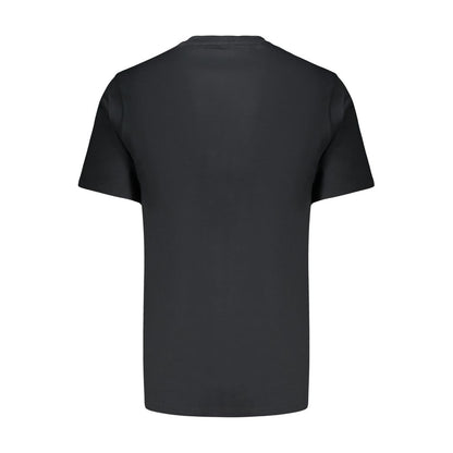 Black Cotton Men's T-Shirt