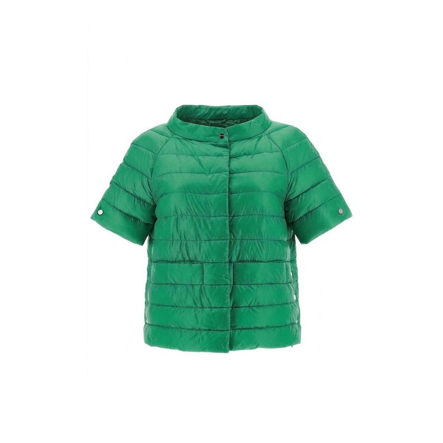 Bicolor Polyamide Full-Length Jacket