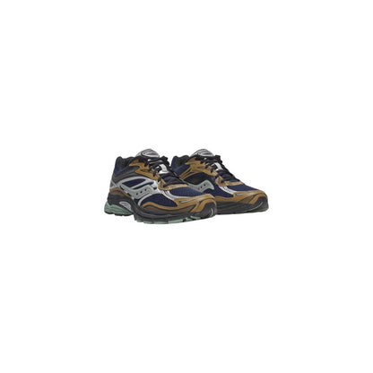 Brown Synthetic Athletic Sneakers