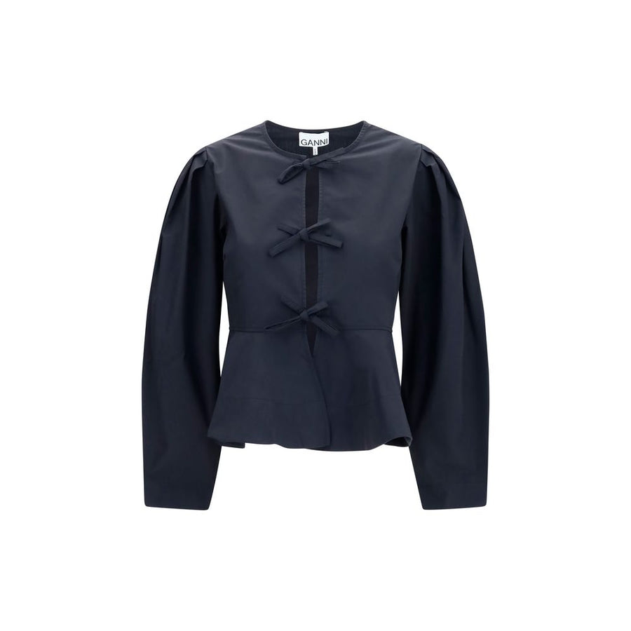 Black Cotton Blouse