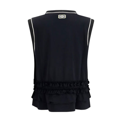 Black Polyester Sportswear