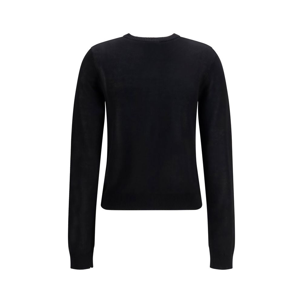 Black Cotton Cardigan