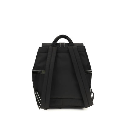 Black Recycled Polyamide Backpack