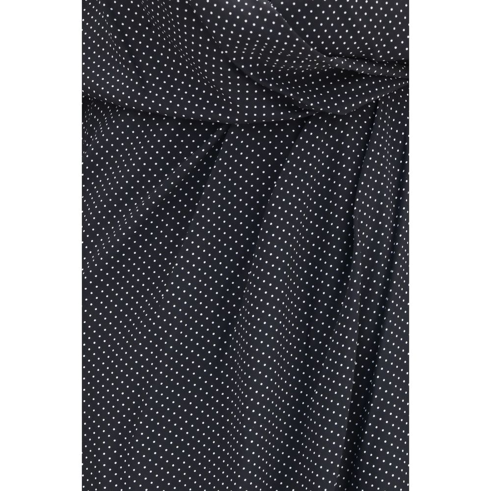 Black Silk Long Dress