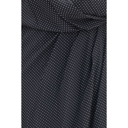 Black Silk Long Dress