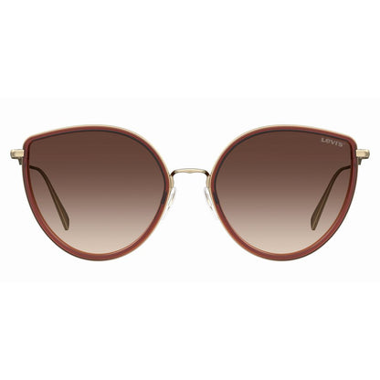 Brown Metal Sunglasses
