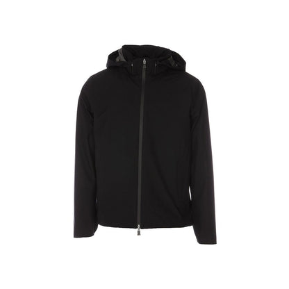 Black Polyester Shell Jacket