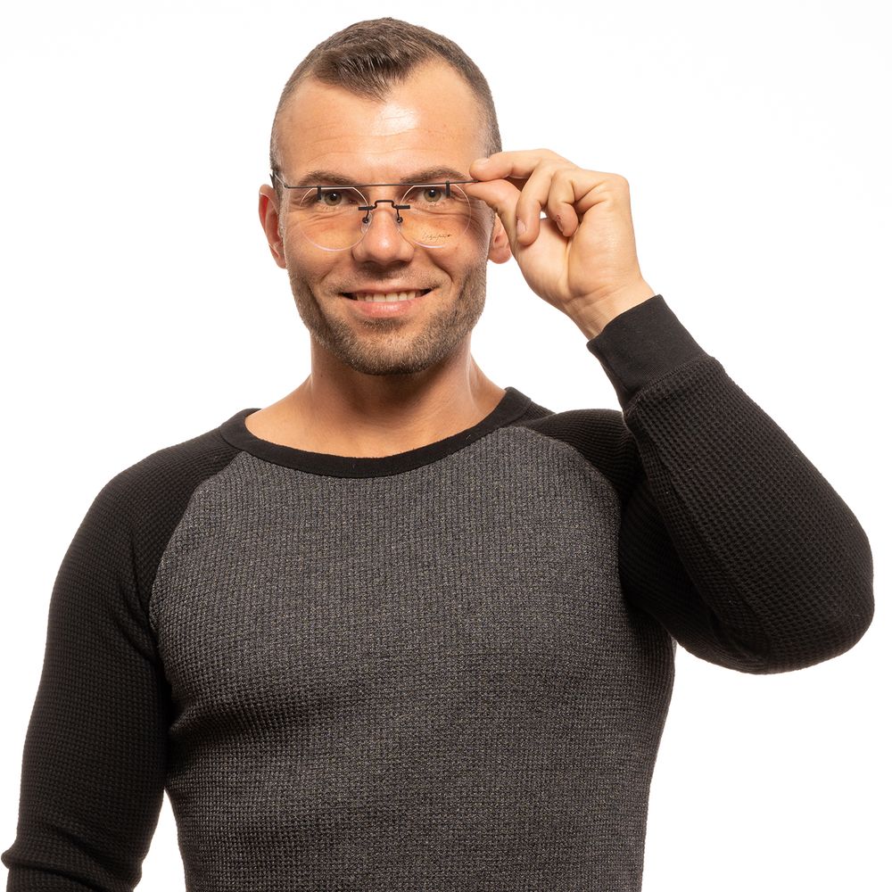 Black Metal Glasses (Frames)