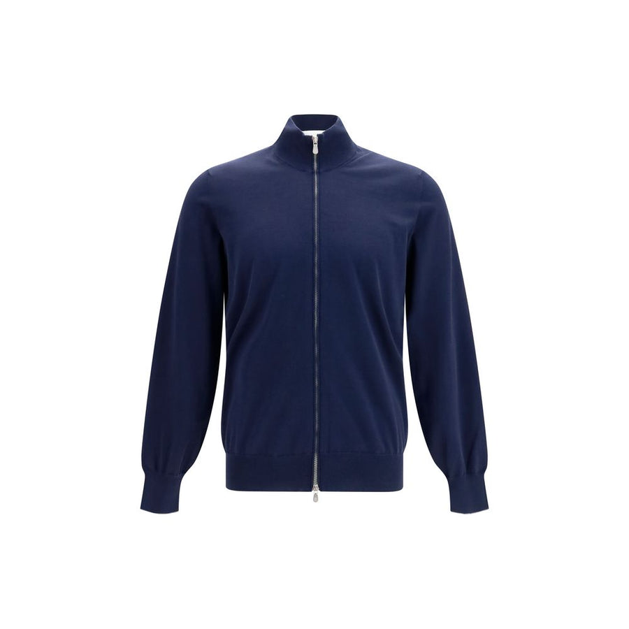 Blue Cotton Cardigan