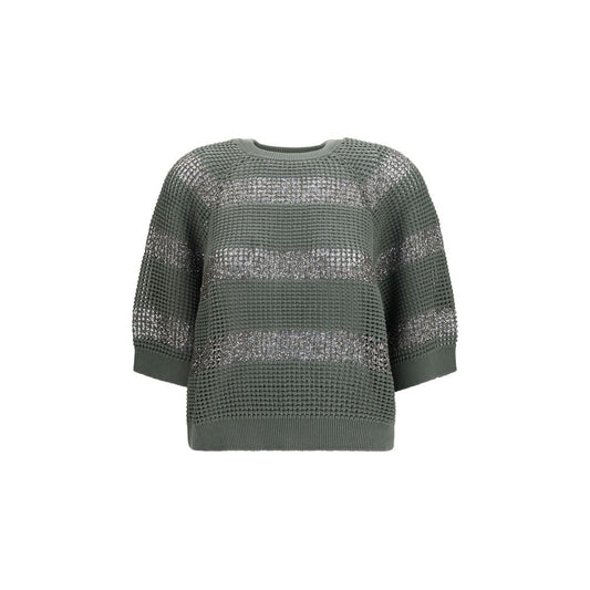 Bicolor Cotton Sweatshirt