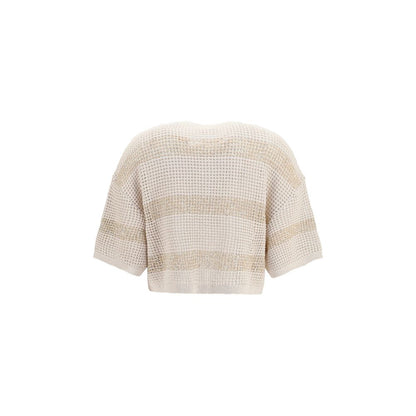 Beige Cotton Cardigan