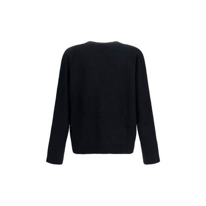 Black Alpaca Vicugna Pacos Cardigan
