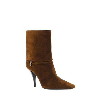 Brown Calf Leather Bos Taurus Ankle Boots
