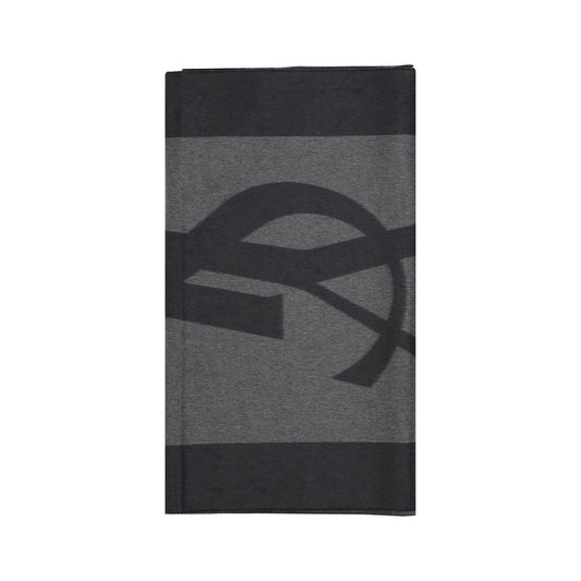 Gray Silk Scarf
