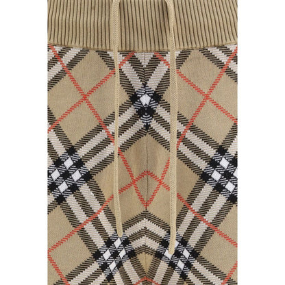 Beige Cotton Bermuda Shorts
