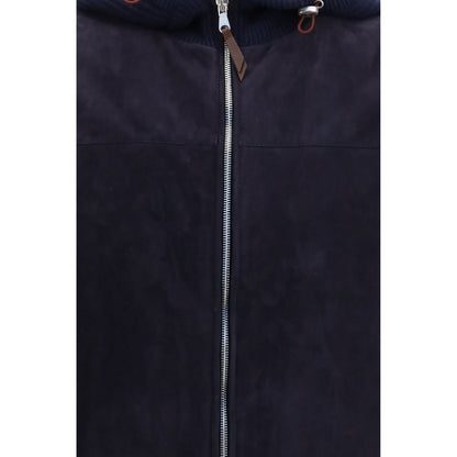 Blue Wool Oves Aries Shell Jacket