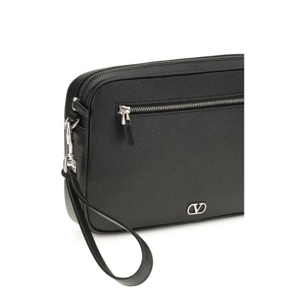 Black Calf Leather Bos Taurus Handbag