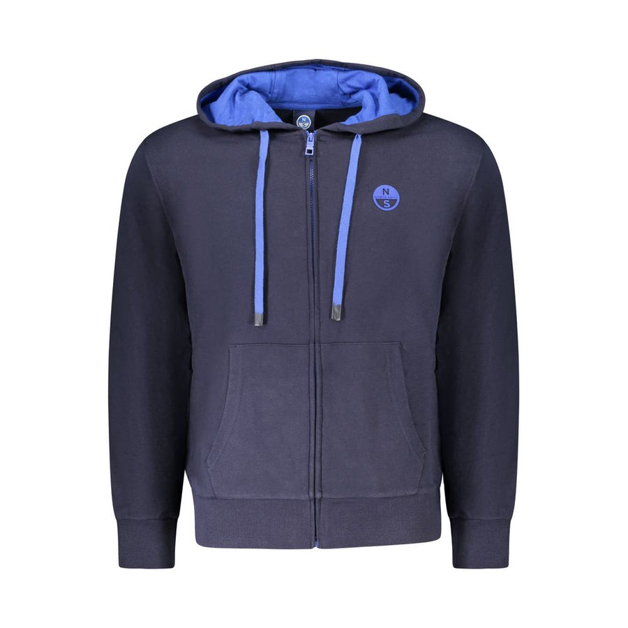 Blue Cotton Men's Sweatshirt