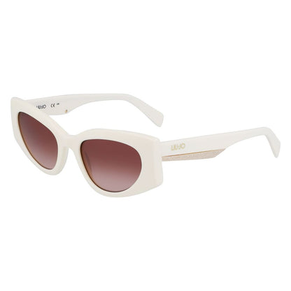 White Acetate Sunglasses