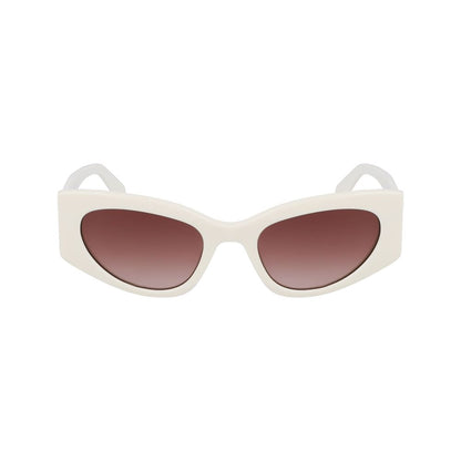 White Acetate Sunglasses