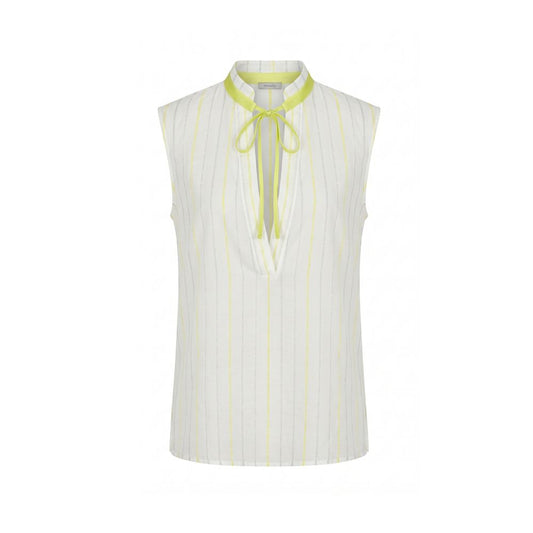 White Cotton Women Shirt