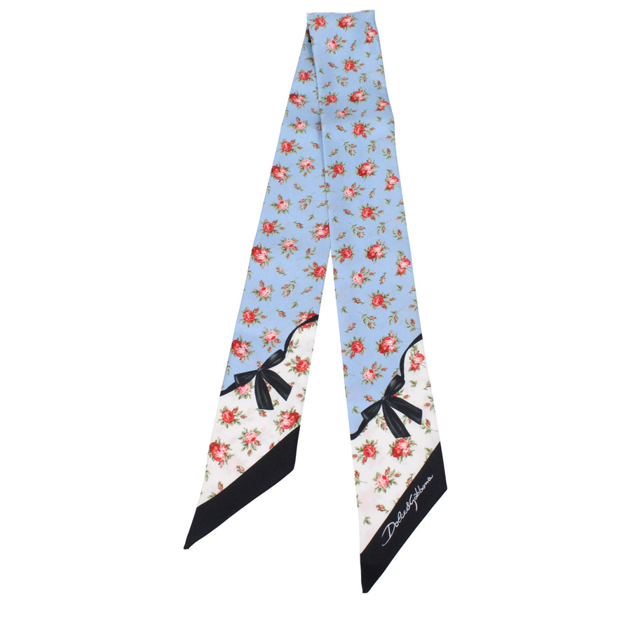 Light Blue Silk Foulard