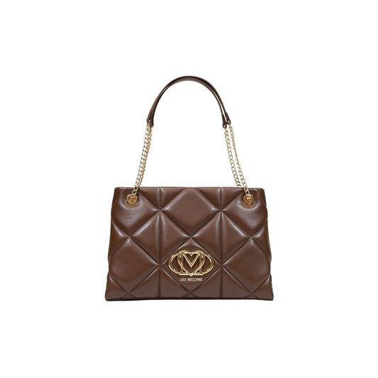 Brown Polyethylene Handbag