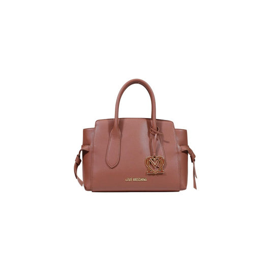 Brown Polyethylene Handbag