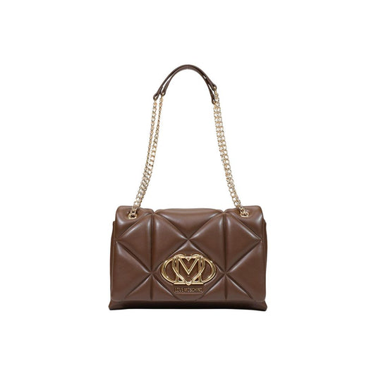 Brown Polyethylene Handbag