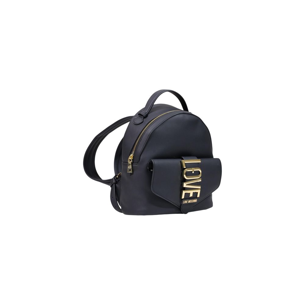 Black Polyethylene Backpack