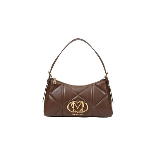 Brown Polyethylene Handbag