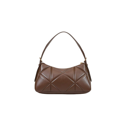 Brown Polyethylene Handbag