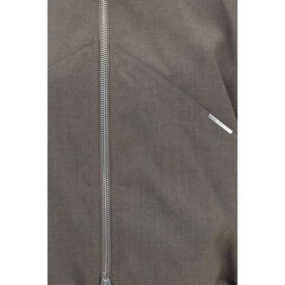 Brown Wool Oves Aries Bomber