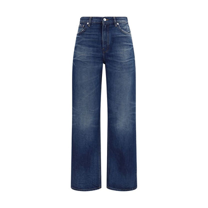 Blue Cotton Jeans Denim