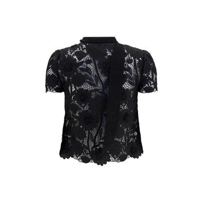 Black Polyester Blouse