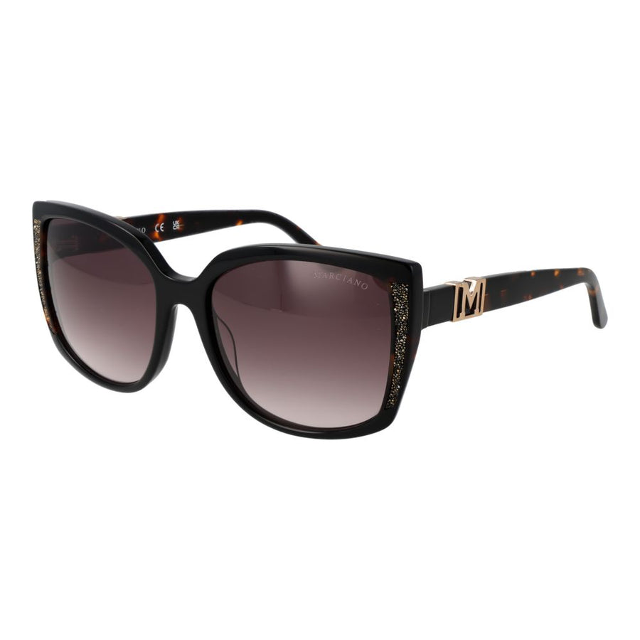 Brown Plastic Sunglasses