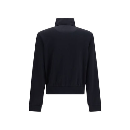 Black Polyamide Sweatshirt