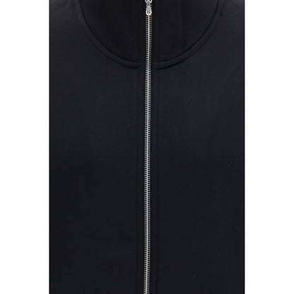 Black Polyamide Sweatshirt