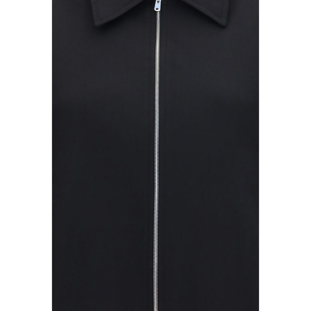 Black Wool Oves Aries Full-Length Jacket